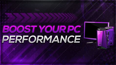 How To Boost Your Pc Performance Awesome Tricks Faster Pc In Seconds