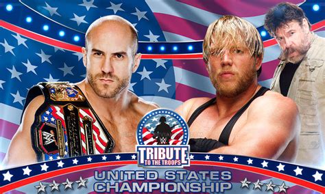 Wwe Tribute To The Troops Match Card Custom By Kevstif On Deviantart