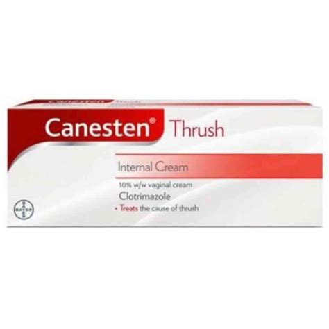 Buy Canesten Thrush Internal Cream Treatment 5g Dock Pharmacy