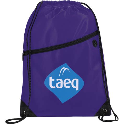 Customizable Reinforced Drawstring Backpacks Bds123