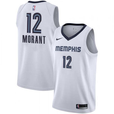Camiseta Ja Morant 12 Memphis Grizzlies 1920 Blanco Icon ⋆ Micamisetanba