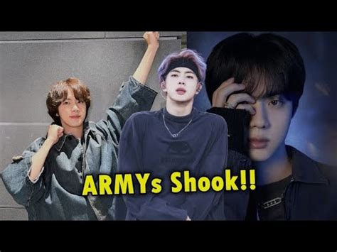 BTSs Jin Leaves ARMYs Shook With Unexpected Things YouTube
