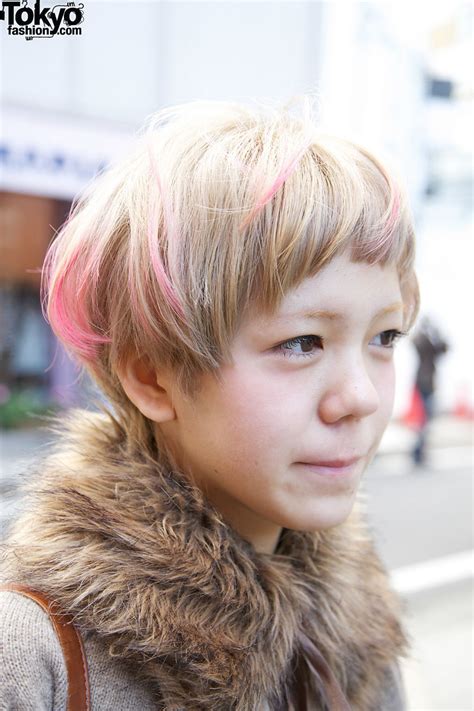 Should she dye all her hair black first or after she has done the red streaks? Girl's Cape w/ Fur Collar & Short Print Dress