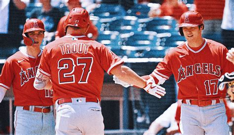 Shohei Ohtani Mike Trout Put On Home Run Show In Angels Win Over
