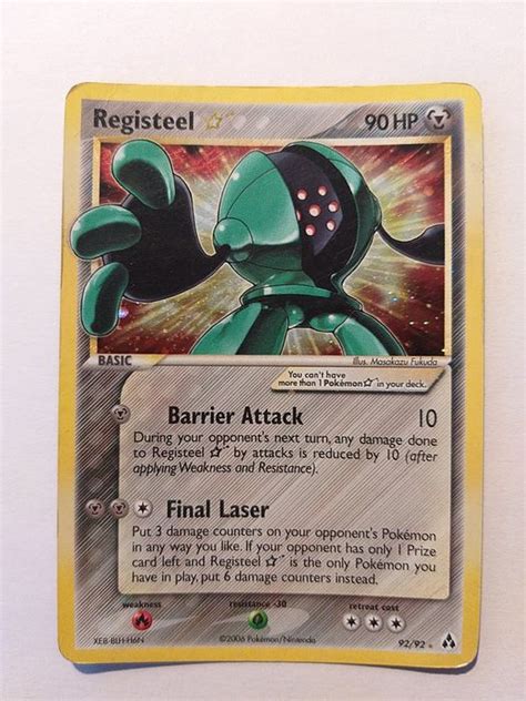 Pokemon Carte à Collectionner Registeel 9292 Holo Gold Catawiki