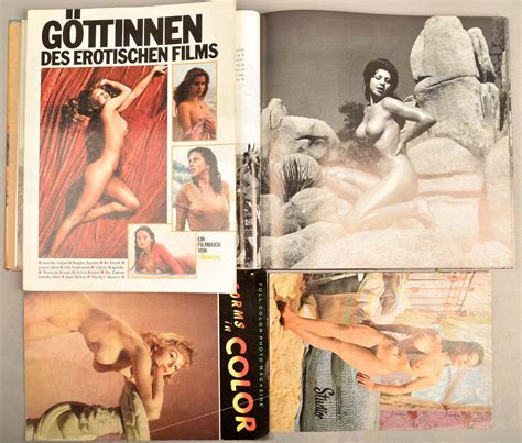 Lot Illustrated Books And Brochures Nude Photography