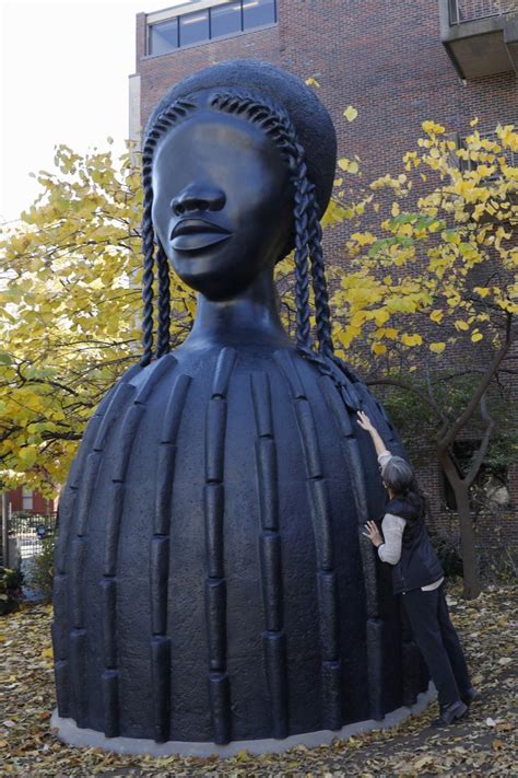 Massive Simone Leigh Sculpture Now Greets Penn Students