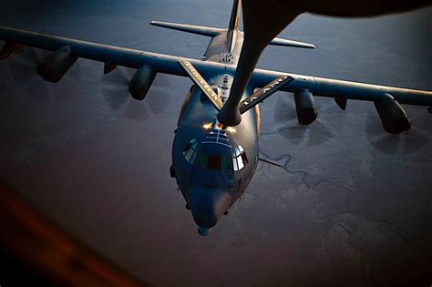 Spooky Gunship Caught Refueling Mid Air Scary Bird Is Known To Do That