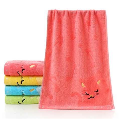 Topumt Cotton Bath Towels Face Towels Hand Hair Bath Baby Kids Towel
