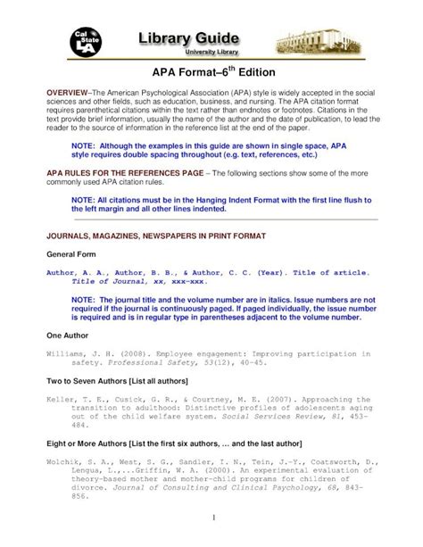 Pdf Apa Citation 6th Edition Dokumentips