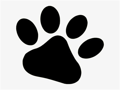 Cat Paw Clip Art - Dog Paw Vector Png - 600x533 PNG Download - PNGkit