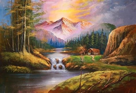 Beauty Of Nature Painting By Vishal Gurjar Fine Art America