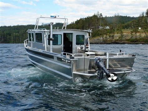 Check spelling or type a new query. 32' Salish Aluminum Cabin Boat by Silver Streak Boats ...