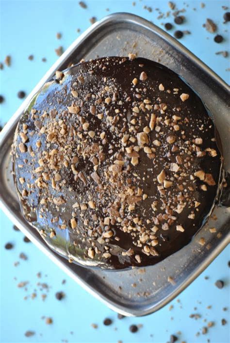 Remove cake from springform pan and coat sides and top with room temperature ganache. The Farm Girl Recipes: Chocolate Mousse Crunch Cake