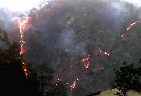 Forest Fires Rage In Uttarakhand