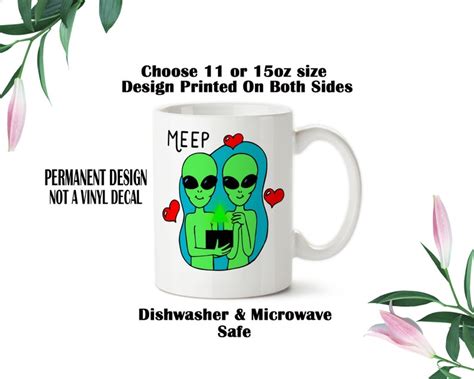 Coffee Mug Alien Mug Alien Valentines T T For Her Etsy