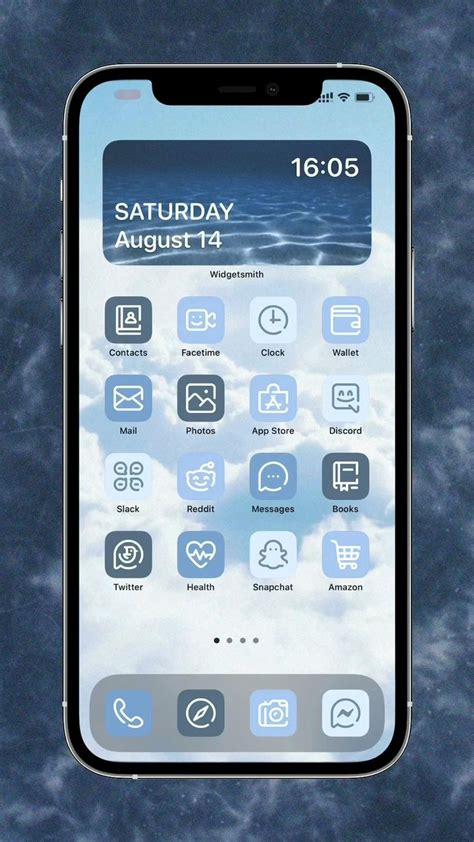 Light Blue App Icons For Ios 14 And Android Free Aesthetic Baby Blue