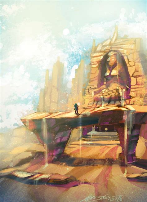 Legend Of Zelda Ocarina Of Time Art Desert Colossus Spirit Temple