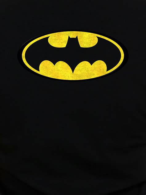 Batman Logo Tasarımlı Siyah Kadın Tişört