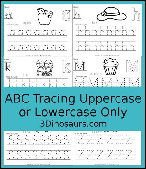 Printable Abc Tracing Alphabet Letters