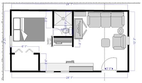 This step by step diy woodworking project is about a 12x24 tiny house with loft plans. Florida Cracker Cabin | Tiny house plans, Cabin floor plans, Tiny house floor plans