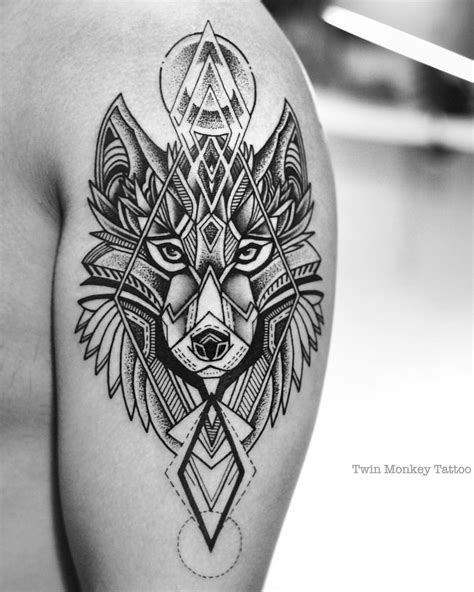 Mandala Wolf Tattoos For Women 10 Best Small Wolf Tattoo Ideas You