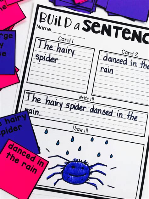 Building Sentences Expanding Sentences And Types Of Sentences