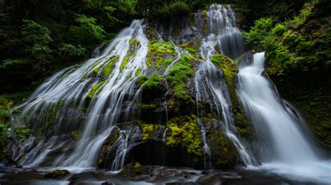 Waterfalls Ford Pinchot National Forest Washington Usa