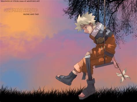You can also upload and share your favorite naruto sad wallpapers. Naruto Wallpaper: Uzumaki Naruto - Alone And Sad - Minitokyo