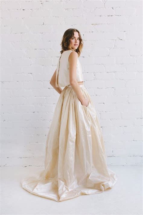 The intricate floral embroidery on this dress is to die for, and its. You don't have to wear white for your wedding - Jurgita ...