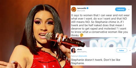 cardi b brilliantly shuts down trump supporter claiming her new video doesn t empower women in