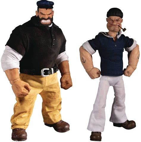 Popeye Classics Popeye Bluto 112 Scale Action Figure 2 Pack Previews