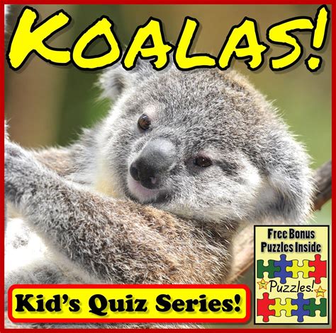 Amazon Koalas Childrens Quiz Book Koala Photos And Learning Series