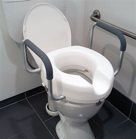 Allied Medical 4 Raised Toilet Seat With Armrests