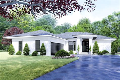 Plan 70626mk One Story Modern Prairie Style House Plan In 2020