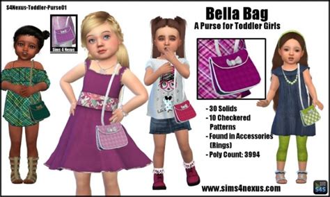 Bella Bag By Samanthagump At Sims 4 Nexus Sims 4 Updates
