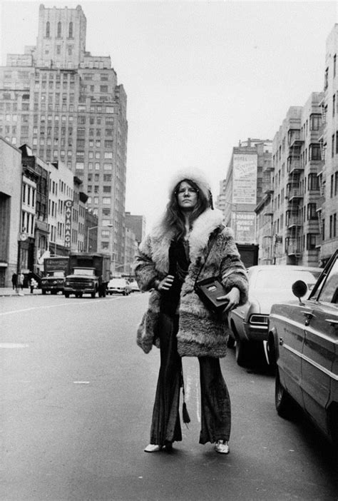Janis Joplin Outside Of The Hotel Chelsea New York City March 1969