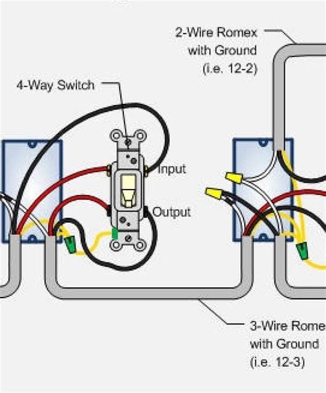 4 Way Switch Wiring Diagram Variations