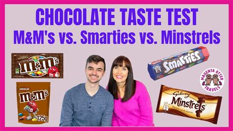 Mandms Vs Smarties Vs Minstrels Americans Try English Chocolate Youtube