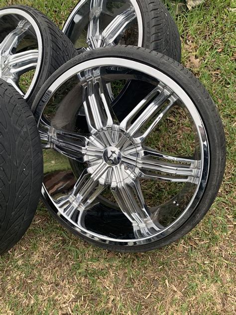 22 Inch Rims Universal 5 Lug Asking 500 For Sale In Houston Tx Offerup