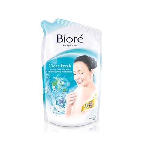 Biore Body Foam Clear Fresh Pouch Ml Indonesia Distribution Hub