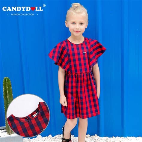 Candydoll Girls Dress 2017 Brand Girl Princess Dress Children Clothing