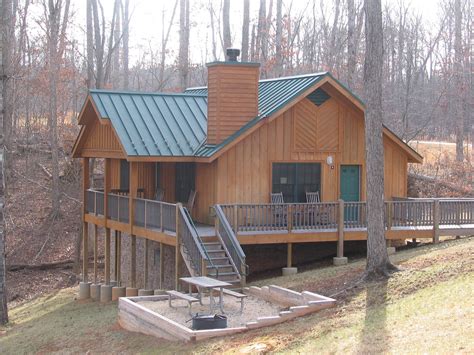 Cabins are located in an area together but staggered to provide privacy from each other. Bear Creek Lake State Park Camping and Cabins - Virginia ...
