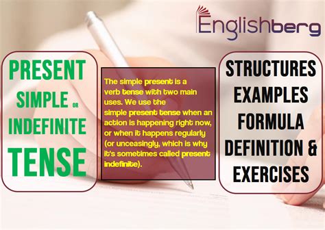 In simple words, we can say that the simple present tense is used to describe routine acts. Present Simple or Indefinite Tense - With Structures ...
