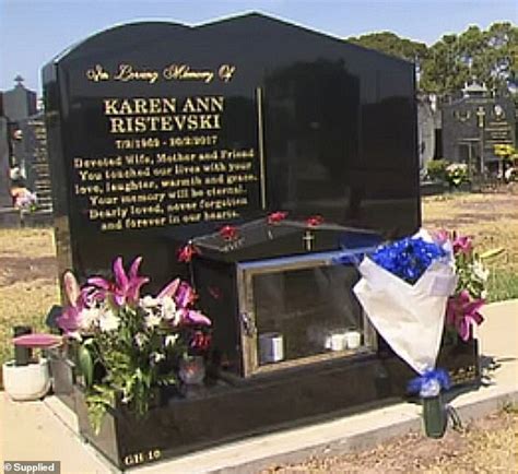 Borce Ristevski Hatched A Sick Plan To Be Buried Next To His Killed Wife Daily Mail Online