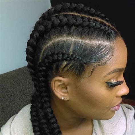 The beautiful ghana braiding hairstyle is both simple and chic. 51 Best Ghana Braids Hairstyles | StayGlam