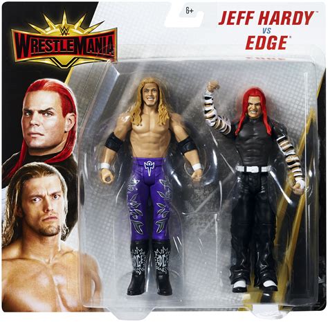 Jeff Hardy And Edge Wwe Battle Packs Wrestlemania 35 Toy Wrestling