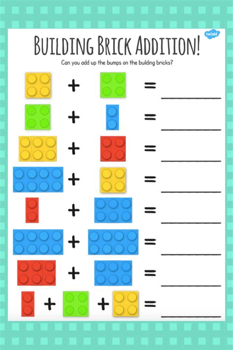 Fun Lego Addition Activity Perfect For Engaging Little Learners Lego Math Lego Education