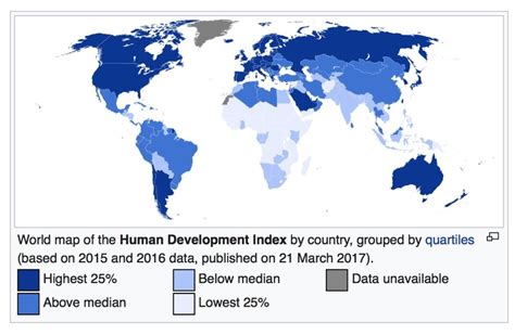 Human Development World Map
