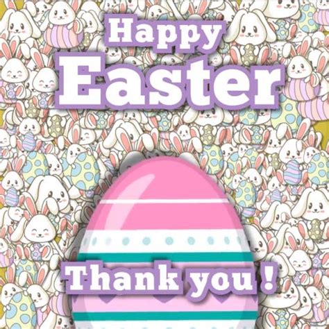 Thank You And Happy Easter Free Thank You Ecards Greeting Cards